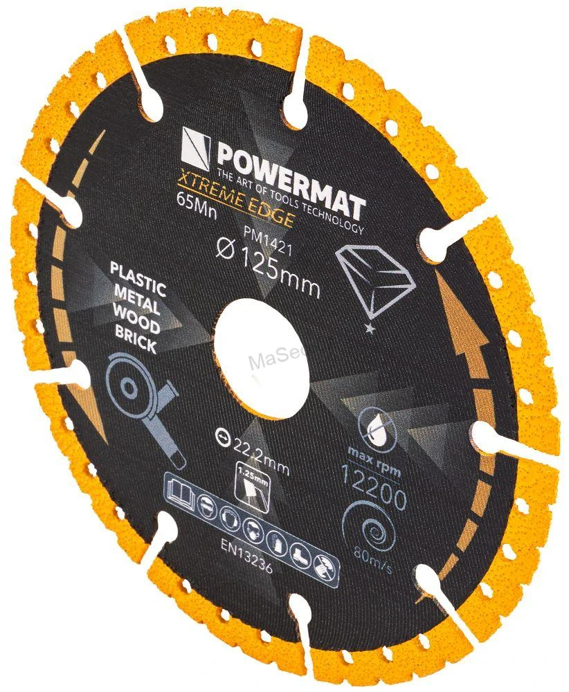 UNIVERZÁLNÍ DIAMANTOVÝ KOTOUČ 125 MM PM-TDCS-1252T