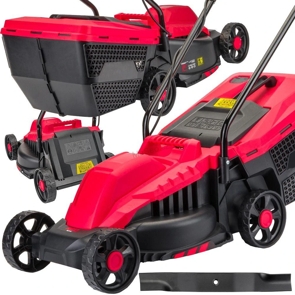Elektrická sekačka na trávu 2200W, nůž 32 cm, RED TECHNIC RTKSE0027