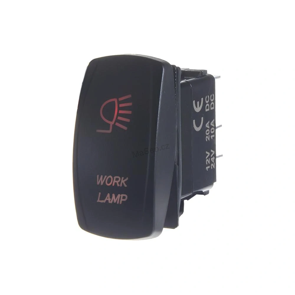Rocker2 spínač 12/24V - různé symboly