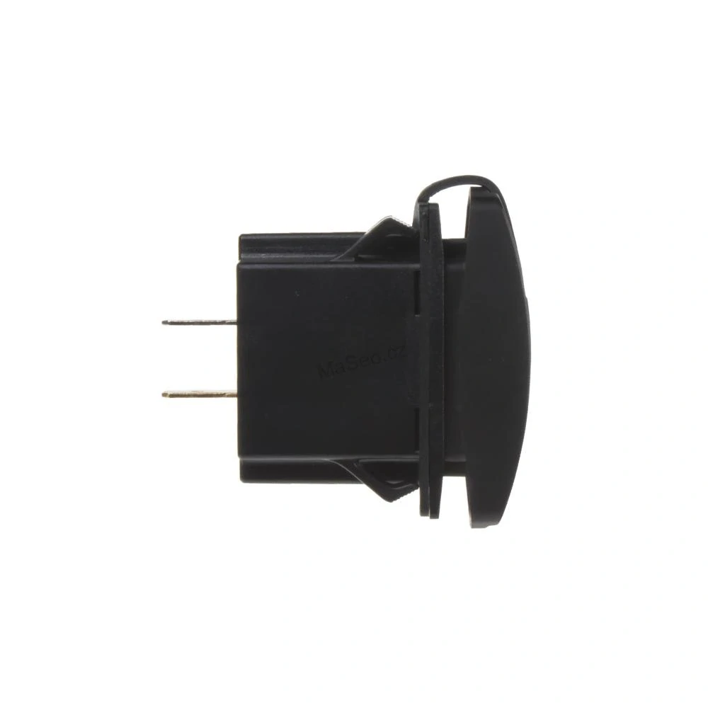 2x USB zásuvka "Rocker", červené podsvícení