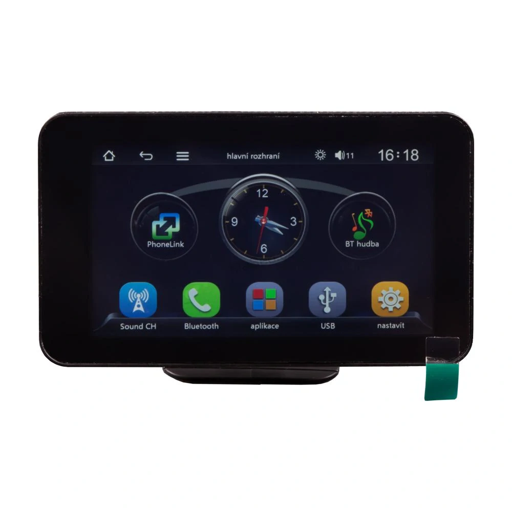 Monitor 4,7" s Apple CarPlay, Android auto, Bluetooth, USB/micro SD, kamerový vstup