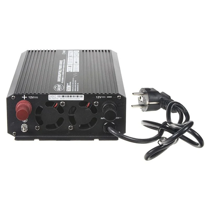 Měnič napětí UPS 600W 12/230V + nabíječka 12V/10A