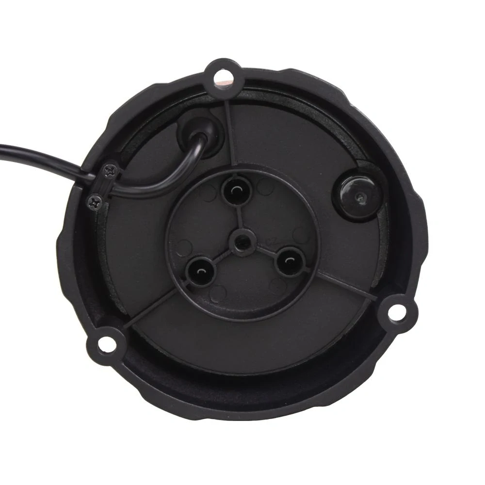 Robustní oranžový LED maják (wl303fix), černý hliník, 48W, ECE R65