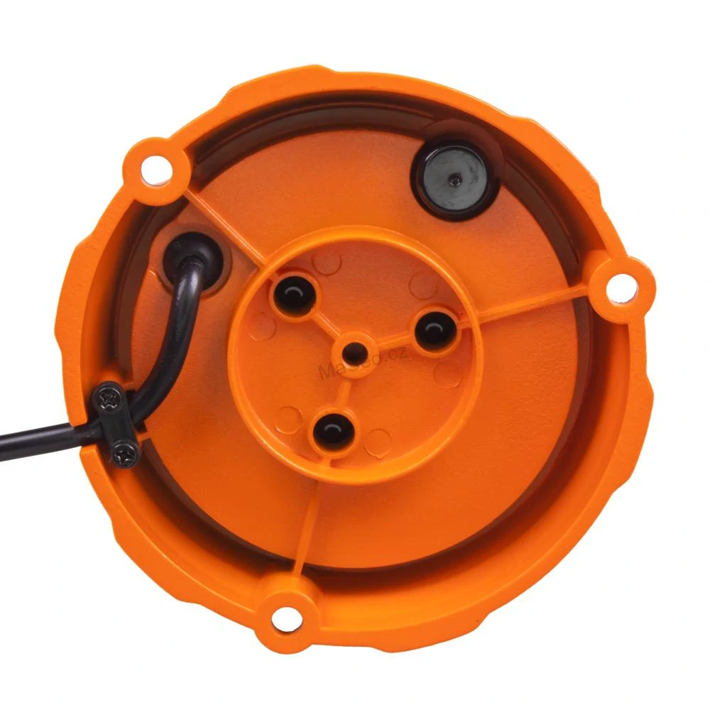 Robustní oranžový LED maják wl404fix, oranž.hliník, 48W, ECE R65