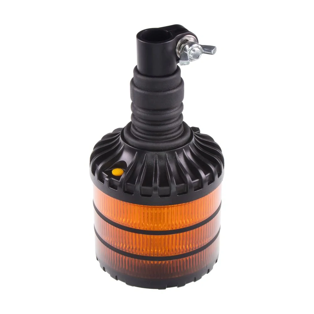 LED maják, 12-24V, 24xLED oranžový, na držák, ECE R65