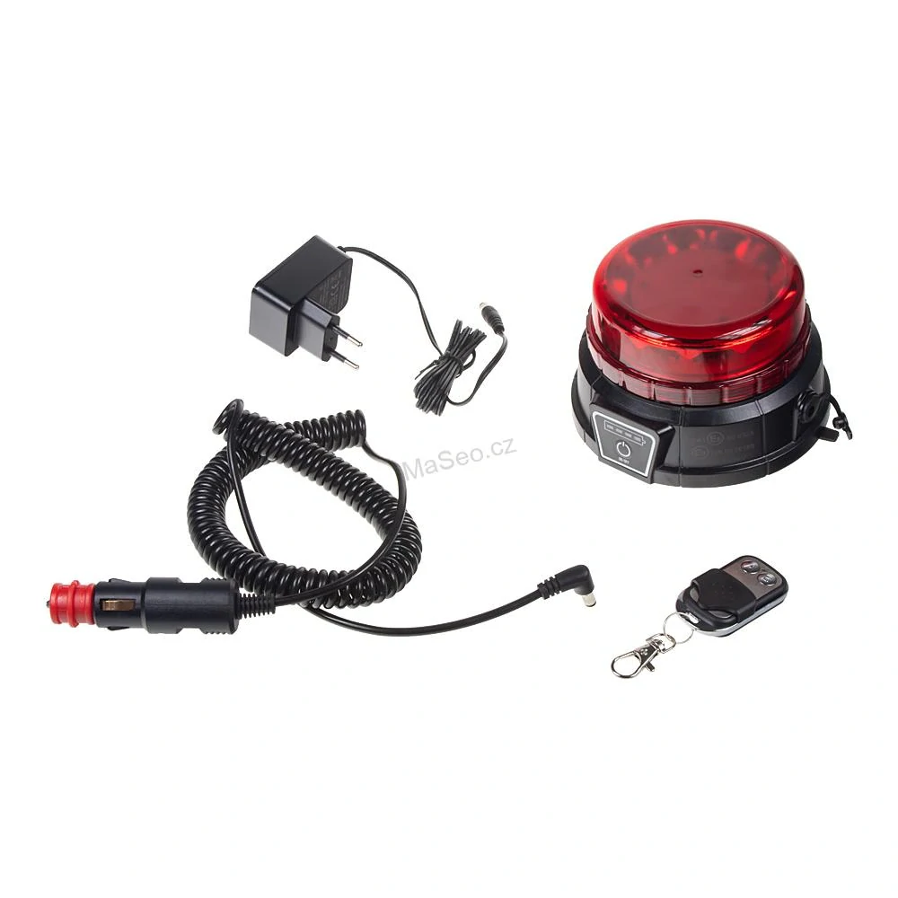 AKU LED maják, 30x0,7W oranžový, magnet, ECE R65 R10