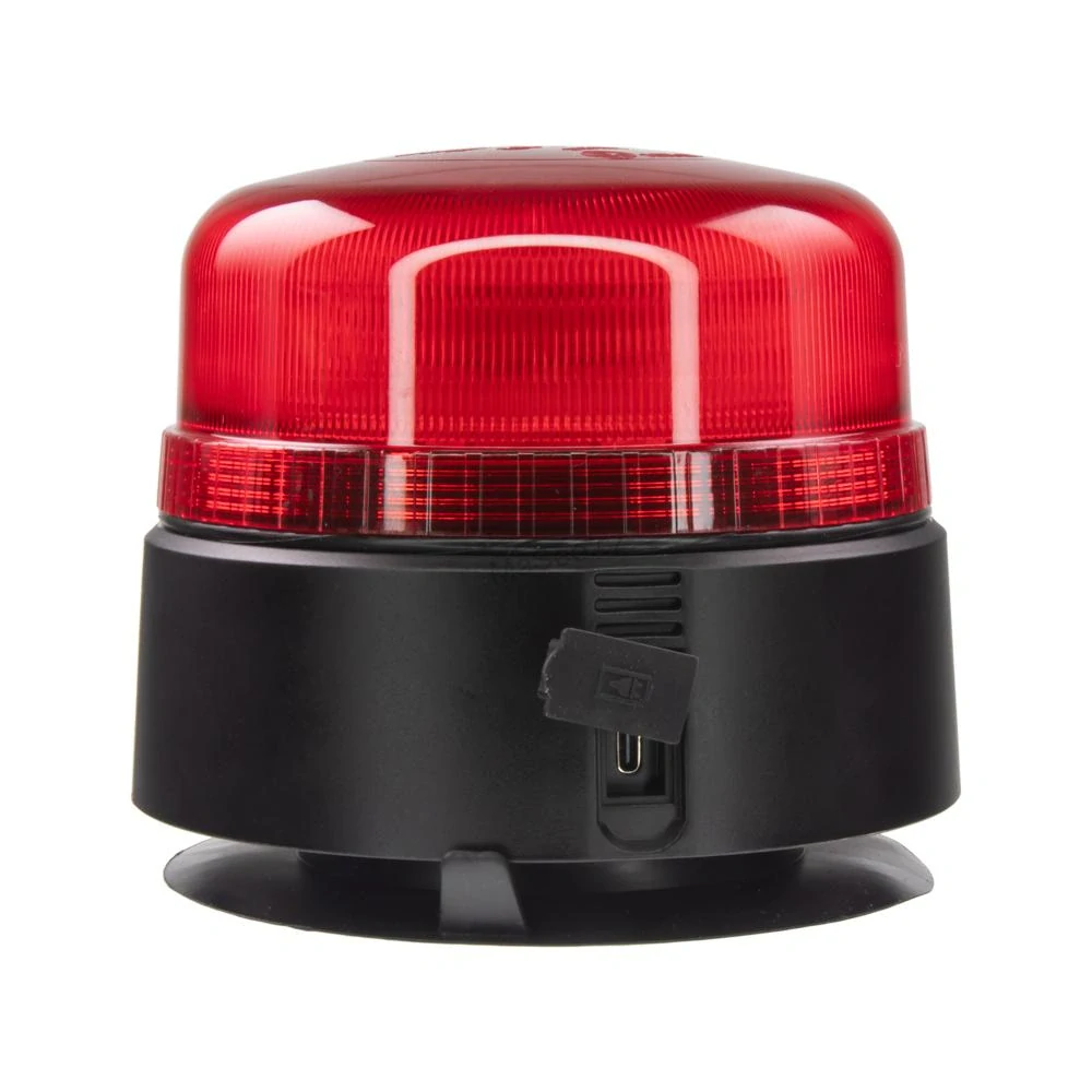 AKU LED maják, 36xLED červený, dálkové ovládání, magnet, ECE R65
