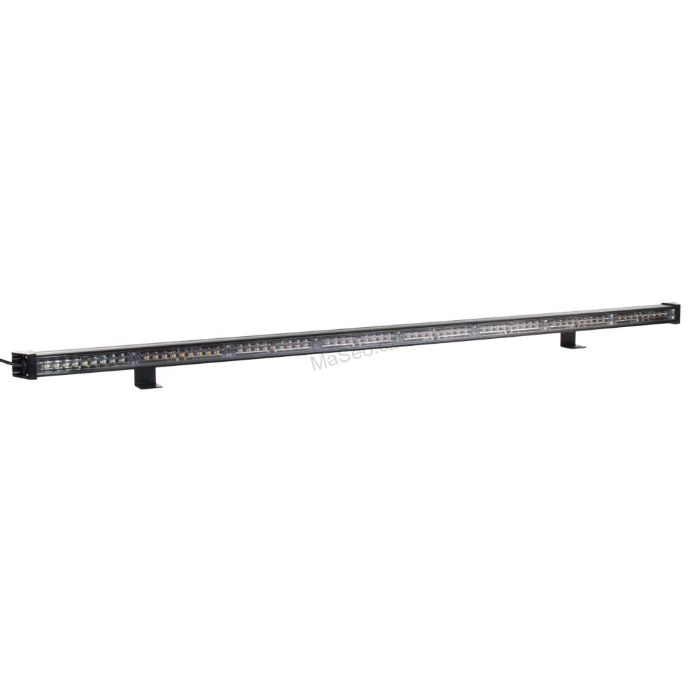 LED alej voděodolná (IP67) 12-24V, 72x LED 1W, oranžová 1204mm, ECE R65