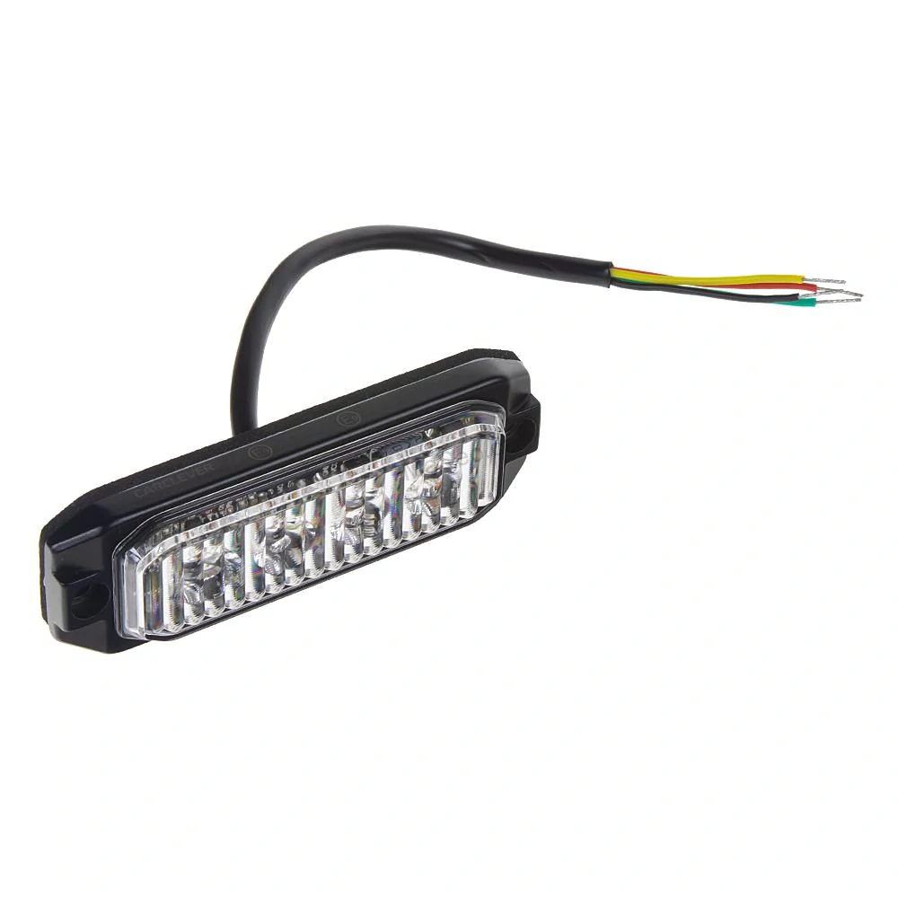 PROFI SLIM výstražné LED světlo vnější CH-04, oranžové, 12-24V, ECE R65