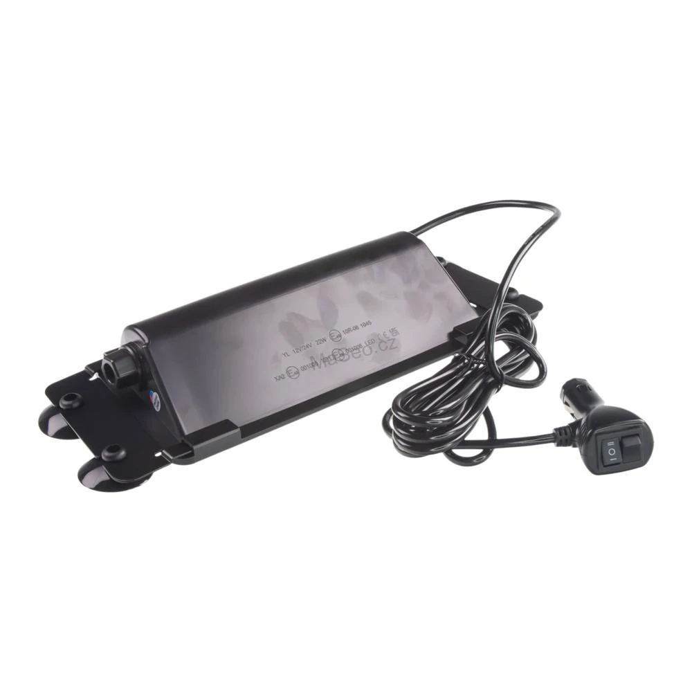 PREDATOR LED vnitřní, 24x LED 1,5W, 12/24V, červeno-modrý, ECE R65