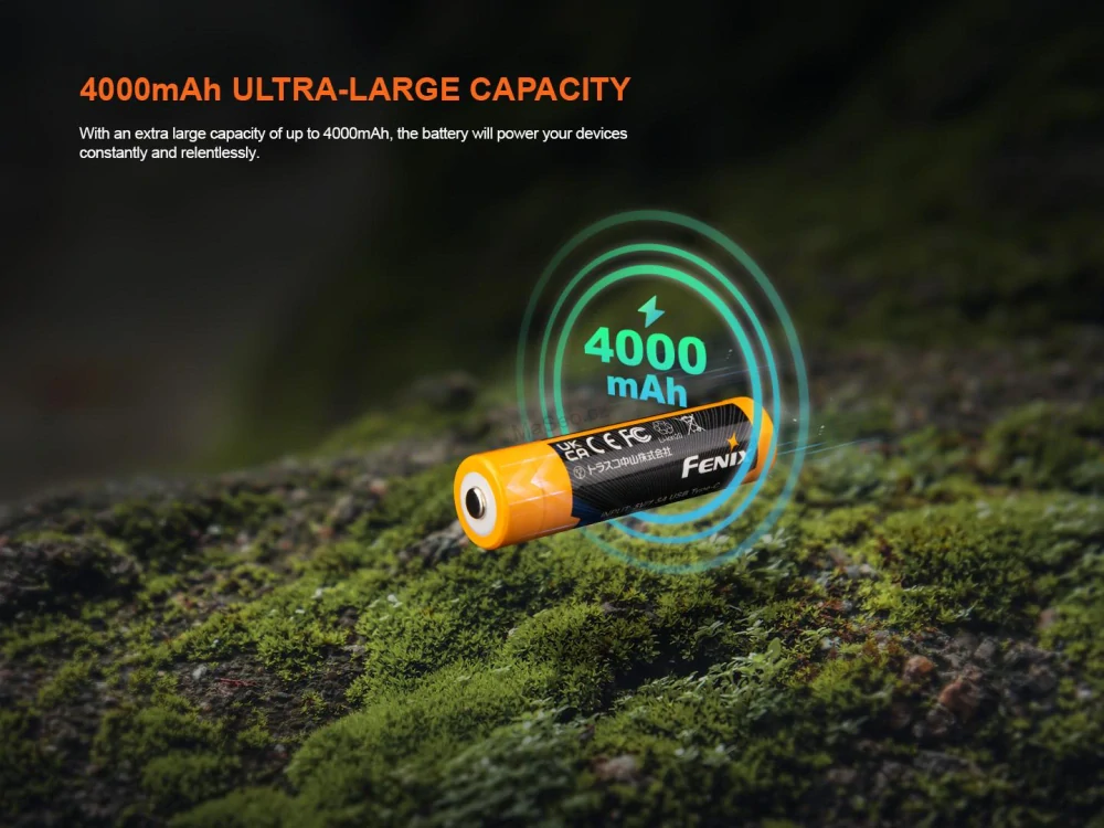 Dobíjecí baterie Fenix 18650 4000 mAh (Li-Ion)