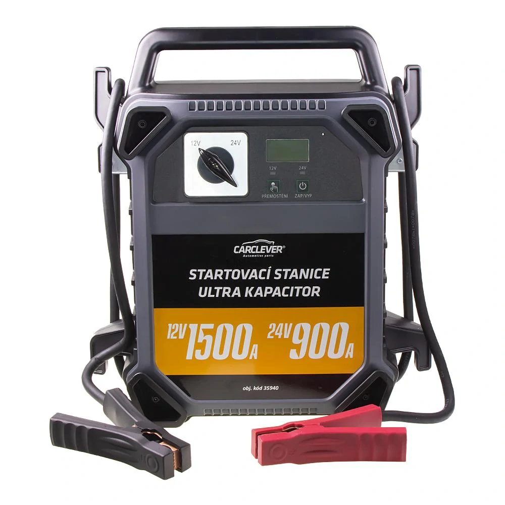 PROFI Startovací zdroj (JumpStarter / kapacitor) 12V/1500A, 24V/900A