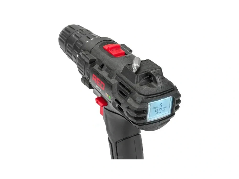 Aku šroubovák, vrtačka, LCD, 2 baterie LI-ION 20V, kufřík + příslušenství RTWA0033 POWERMAT