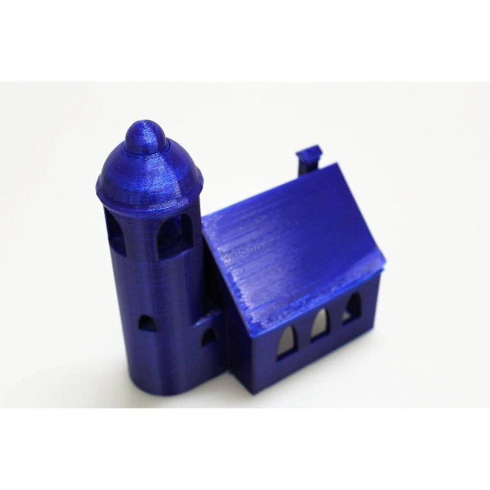PETG - Transparentní Modrá 1,75 mm; 1 kg