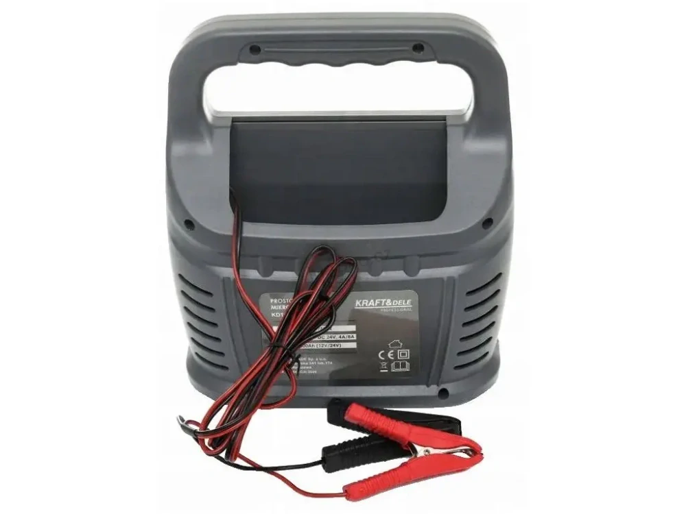 Automatická nabíječka mikroprocesorová 12V / 24V 60-200Ah KD1920 KRAFT&DELE