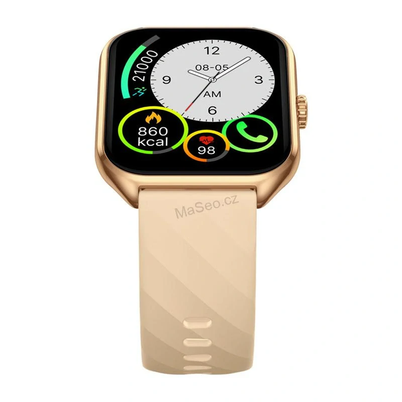 Chytré hodinky Zeblaze GTS 4 (zlaté)