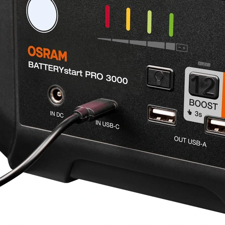 OSRAM Startovací zdroj (JumpStarter) 36400mAh / 134 Wh / 500A / 2500A, 12 / 24V