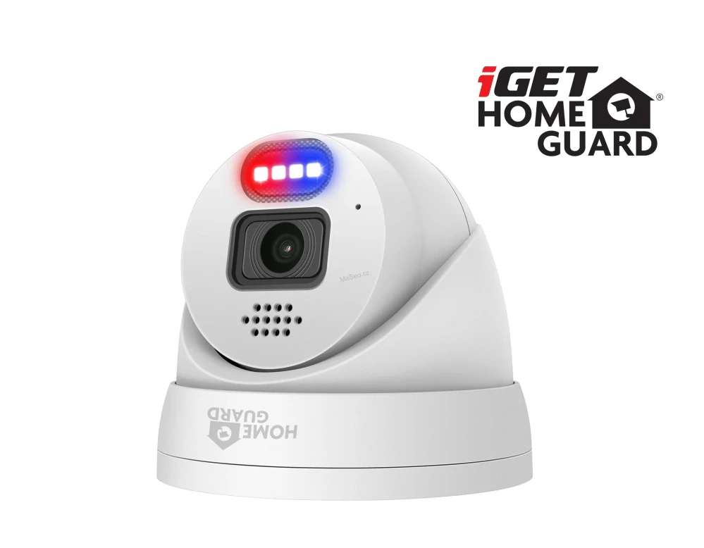 iGET HOMEGUARD HGNVK84804 - PoE 2K NVR CCTV 8CH + 4x kamera, zvuk, IP66