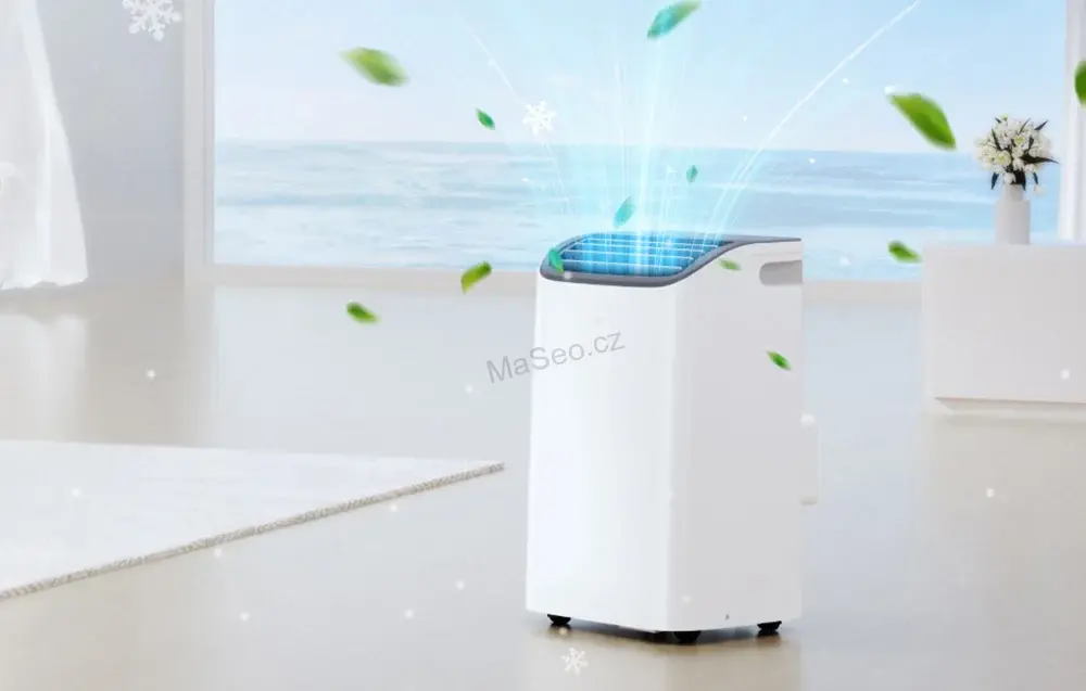Přenosná klimatizace EUHOMY PAC006 s výkonem 12 000 BTU a funkcí vytápění 4 v 1
