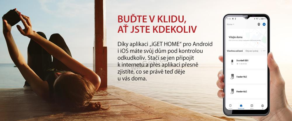 iGET HOME X5 Advanced - Domovní Wi-Fi smart alarm s LCD, set