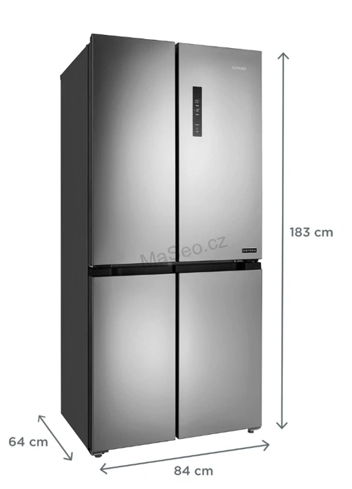 CONCEPT Americká lednice LA8383ss SINFONIA