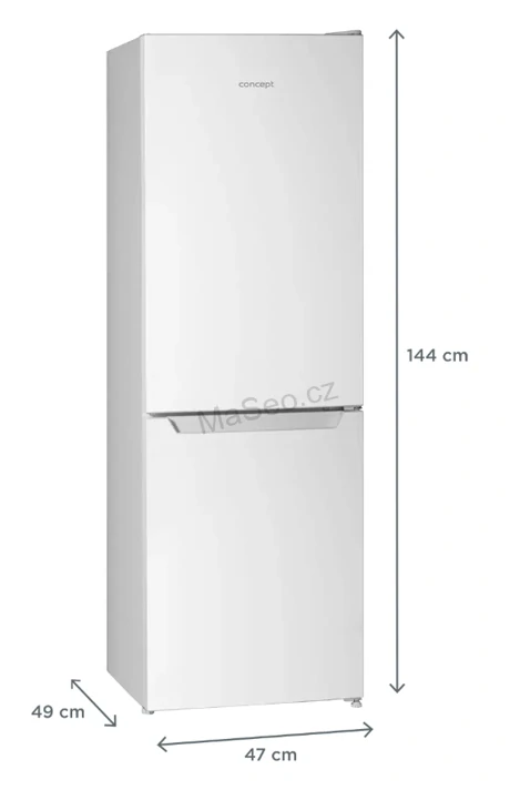 CONCEPT Lednice s mrazákem LK2347wh