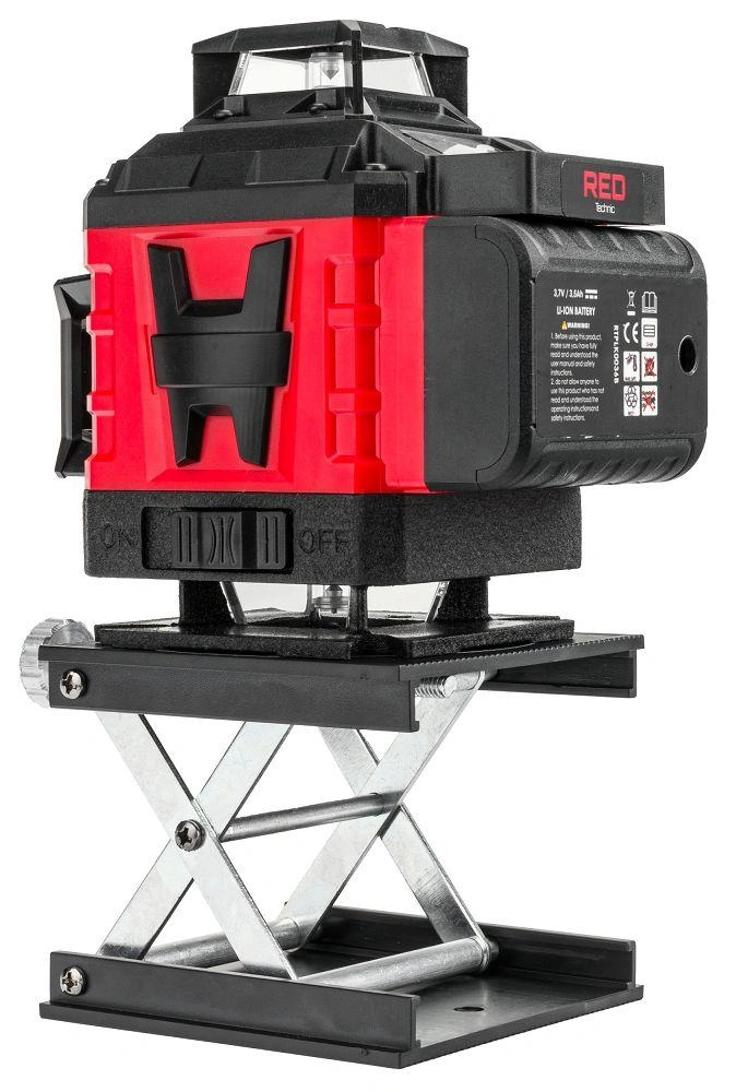 NIVELAČNÍ KŘÍŽOVÝ LASER 4D 360 ZELENÝ RTPLK0036