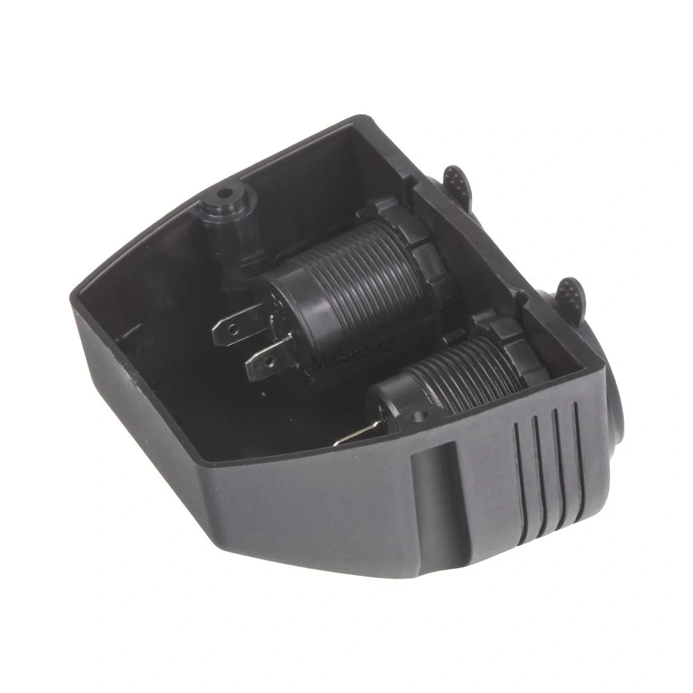 Dvojitá zásuvka s panelem 1x CL + 2x nabíječka USB voděodolná