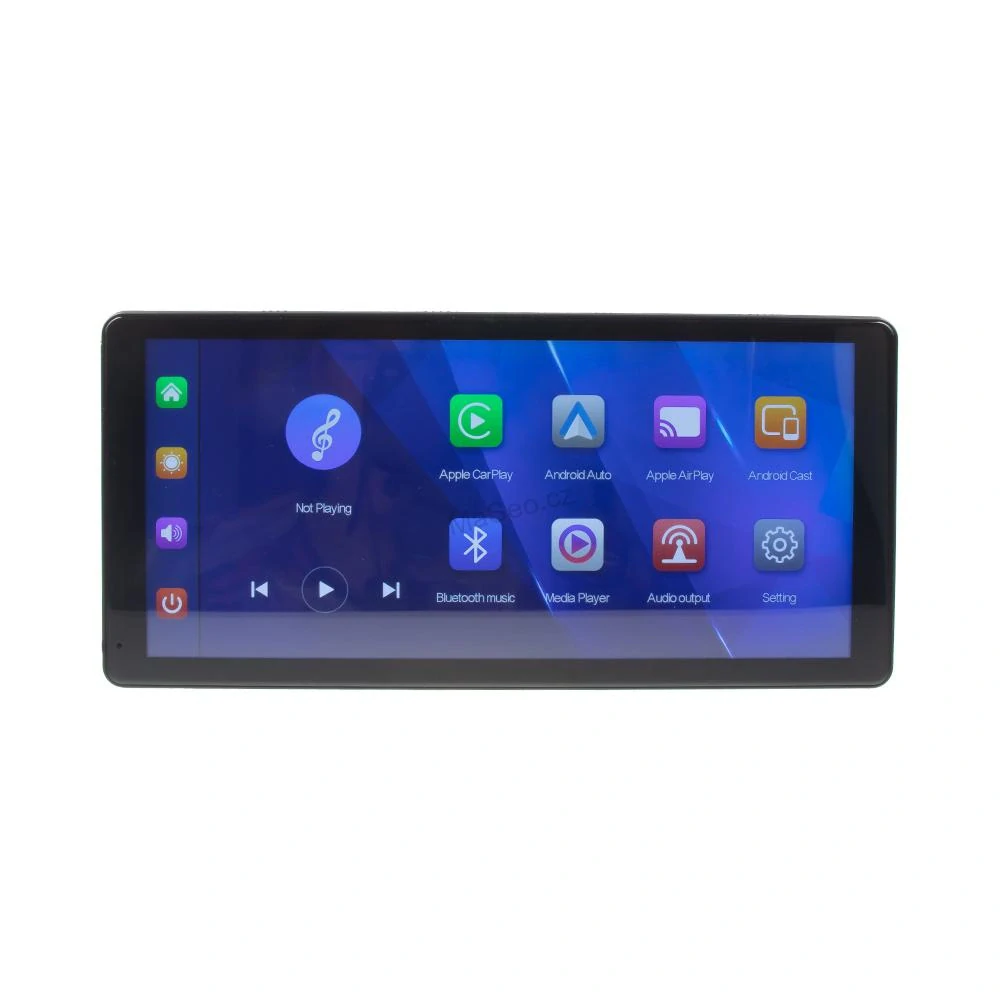 Set monitor 10,36" 4x 4PIN s Apple CarPlay, Android auto, Bluetooth, DVR, + kamera + 15m kabel