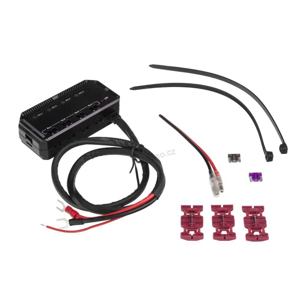 Sdružené pojistkové pouzdro 4-way, 12V, 20A