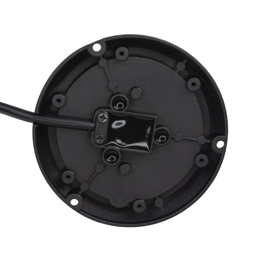 Robustní modro-červený LED maják (wl401fix), černý hliník, 36W, ECE R10