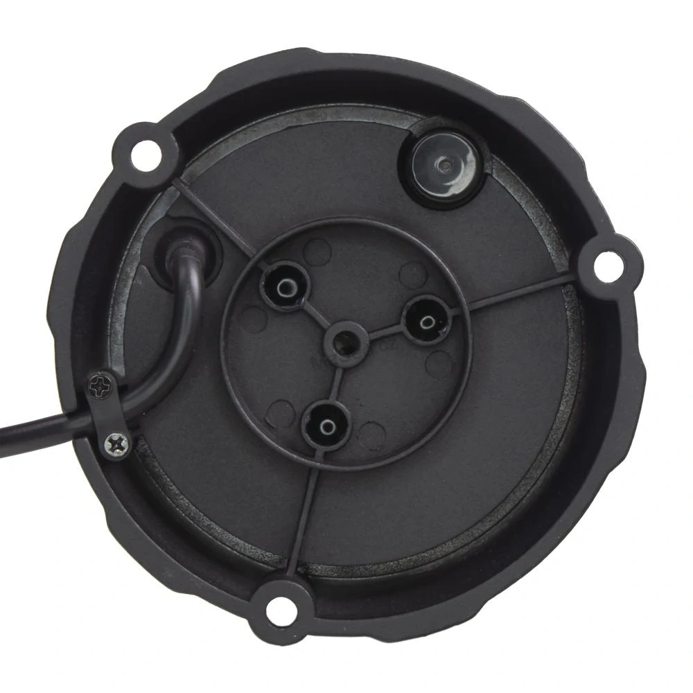 Robustní modro-červený LED maják (wl405fix), černý hliník, 96W, ECE R10