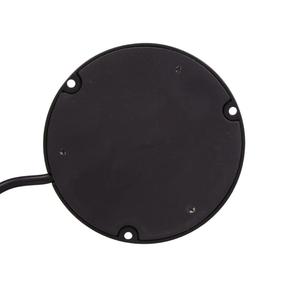 Robustní oranžový LED maják (wl401), černý hliník, 36W, ECE R65