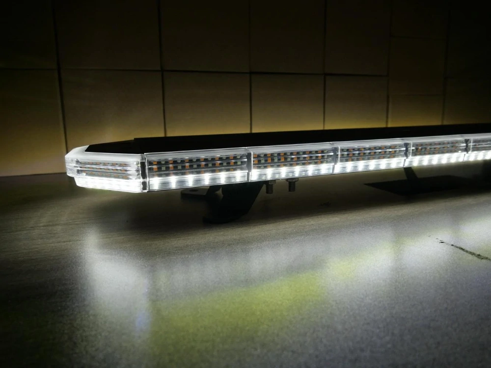 LED rampa 1240mm, oranžová+bílá, 10-30V, ECE R65