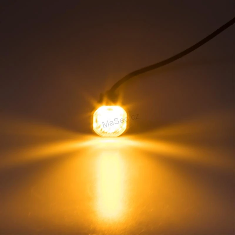 PROFI výstražné LED světlo vnější oranžové kf310, 12-24V, ECE R65