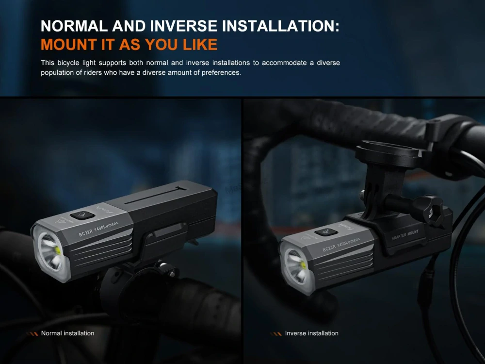 Nabíjecí cyklosvítilna Fenix BC22R