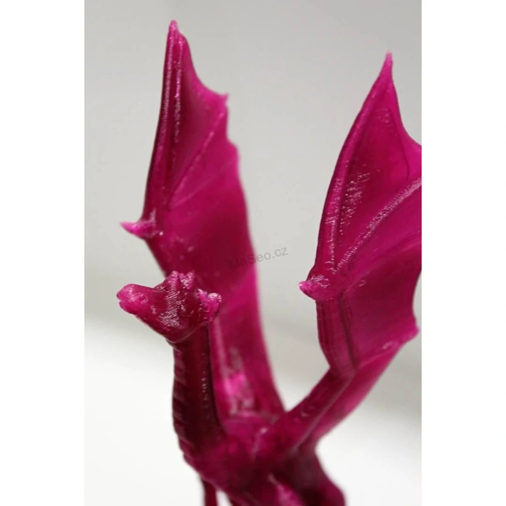 PETG - Transparentní Fialová 1,75 mm; 1 kg