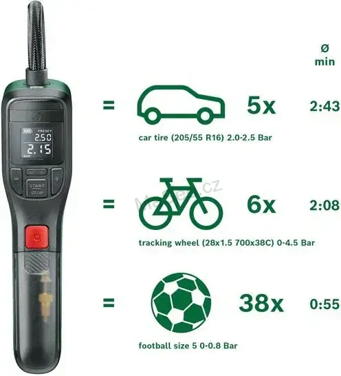 BOSCH Hustilka AKU EasyPump 0.603.947.000 (1x3 Ah)
