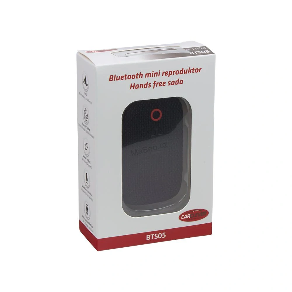 CARCLEVER Hands Free / Bluetooth mini reproduktor, voděodolný, IPX5