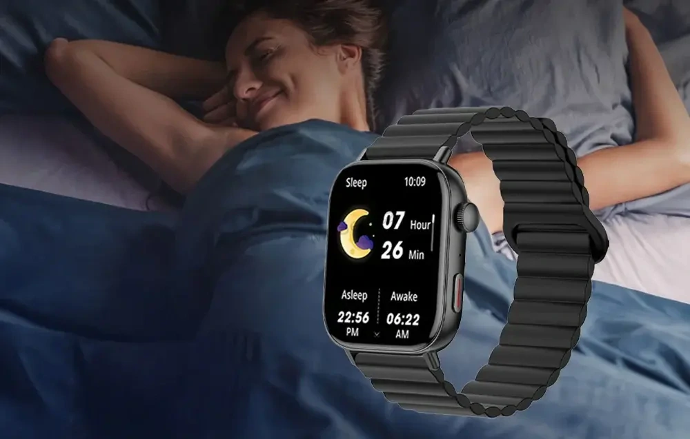 Colmi C8 Max smartwatch with magnetic strap (black)