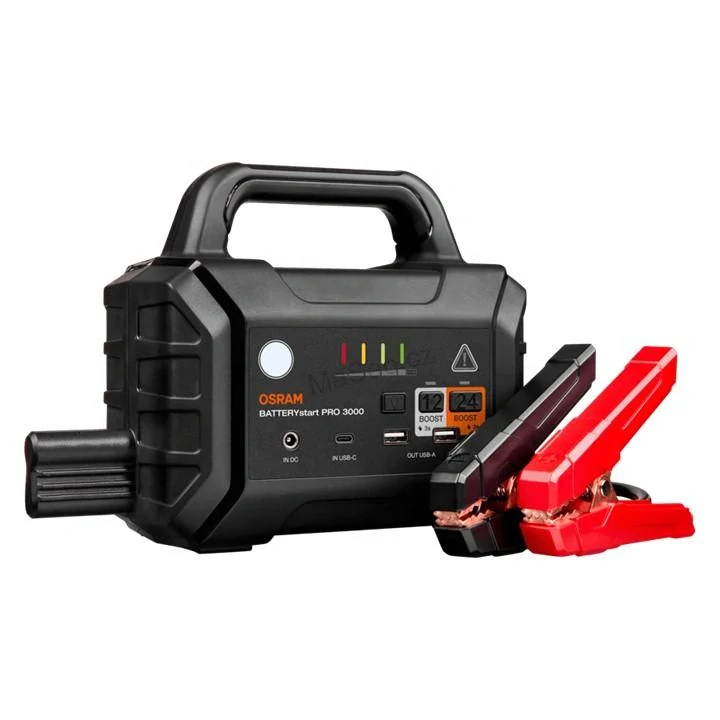 OSRAM Startovací zdroj (JumpStarter) 36400mAh / 134 Wh / 500A / 2500A, 12 / 24V