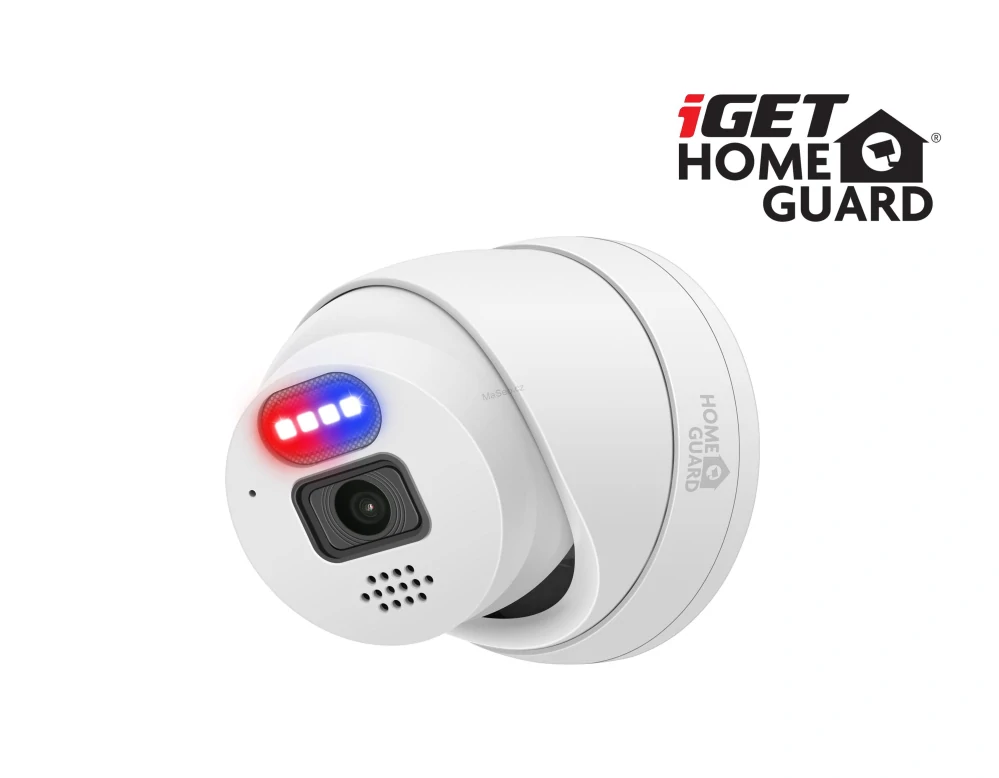 iGET HOMEGUARD HGNVK84804 - PoE 2K NVR CCTV 8CH + 4x kamera, zvuk, IP66