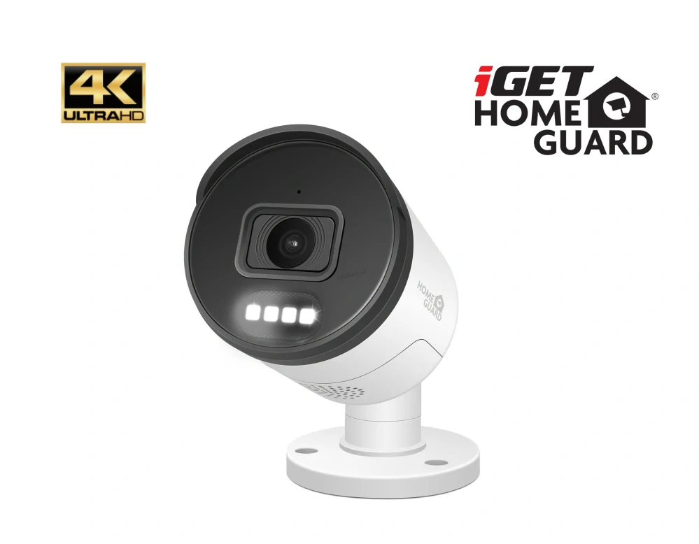 iGET HOMEGUARD HGNVK88504 - PoE 4K UltraHD NVR CCTV 8CH + 4x kamera
