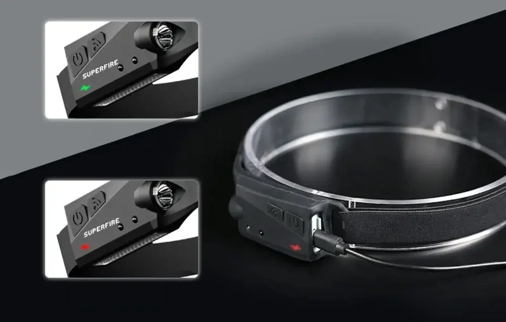 Čelovka SUPERFIRE HL65 430 lm s USB-C