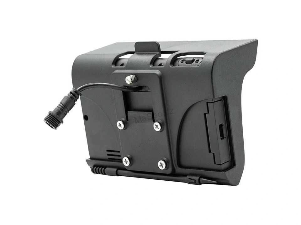 Monitor 5" (ds-502camo) na motocykl s Apple CarPlay, Android auto, Bluetooth, mini USB, micro SD