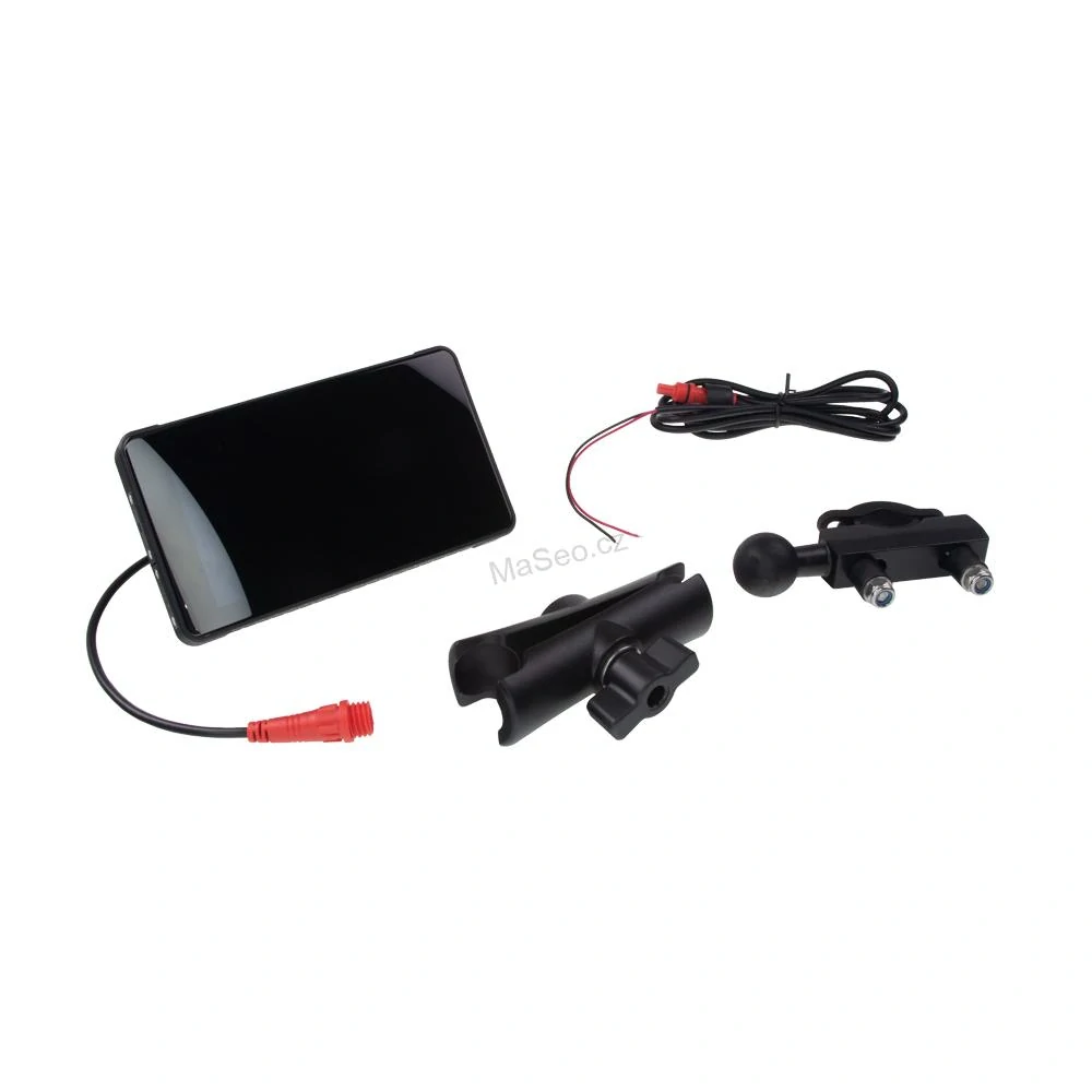 Monitor 5" na motocykl s Apple CarPlay, Android auto, Bluetooth, micro SD