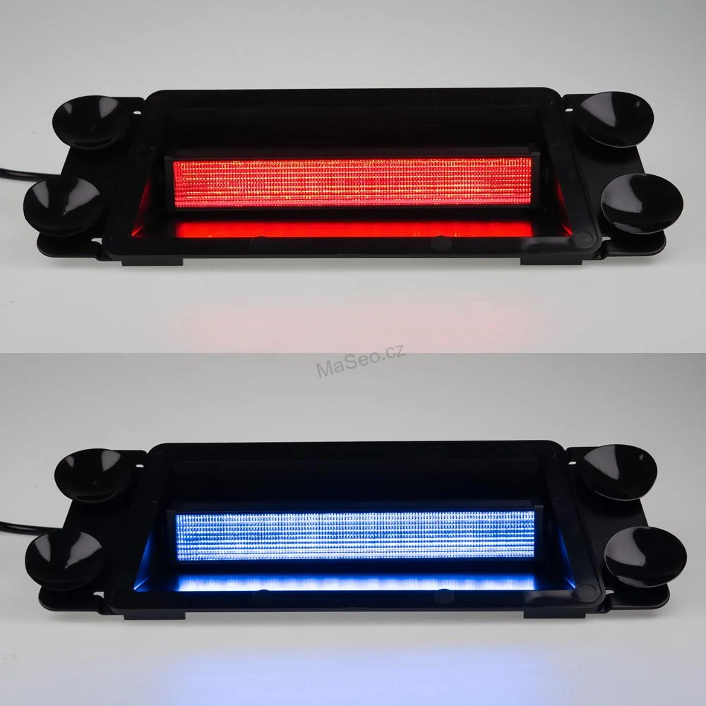 PREDATOR LED vnitřní, 24x LED 1,5W, 12/24V, červeno-modrý, ECE R65