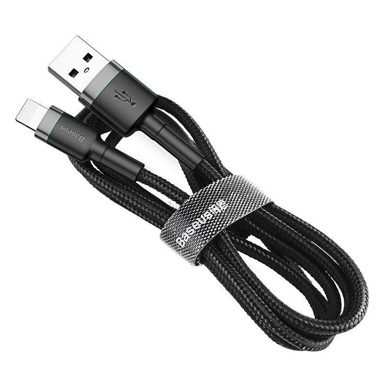 Baseus Cafule USB Lightning Cable 2,4A 1m (šedo-černý)