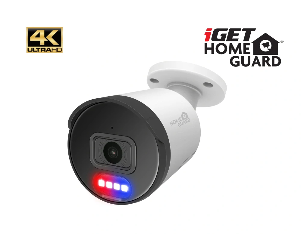 iGET HOMEGUARD HGNVK88504 - PoE 4K UltraHD NVR CCTV 8CH + 4x kamera