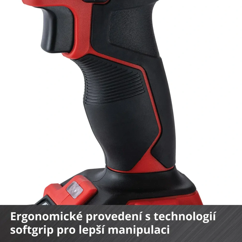 EINHELL Vrtačka AKU s příklepem TE-CD 18/40 Li-i + 64 ks příslušentsví, 4513992 (2x2 Ah